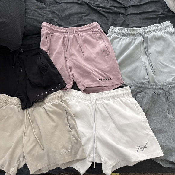 YOUNGLA COTTEN 5" SHORTS - 6 PAIR!!!!! - Picture 1 of 3